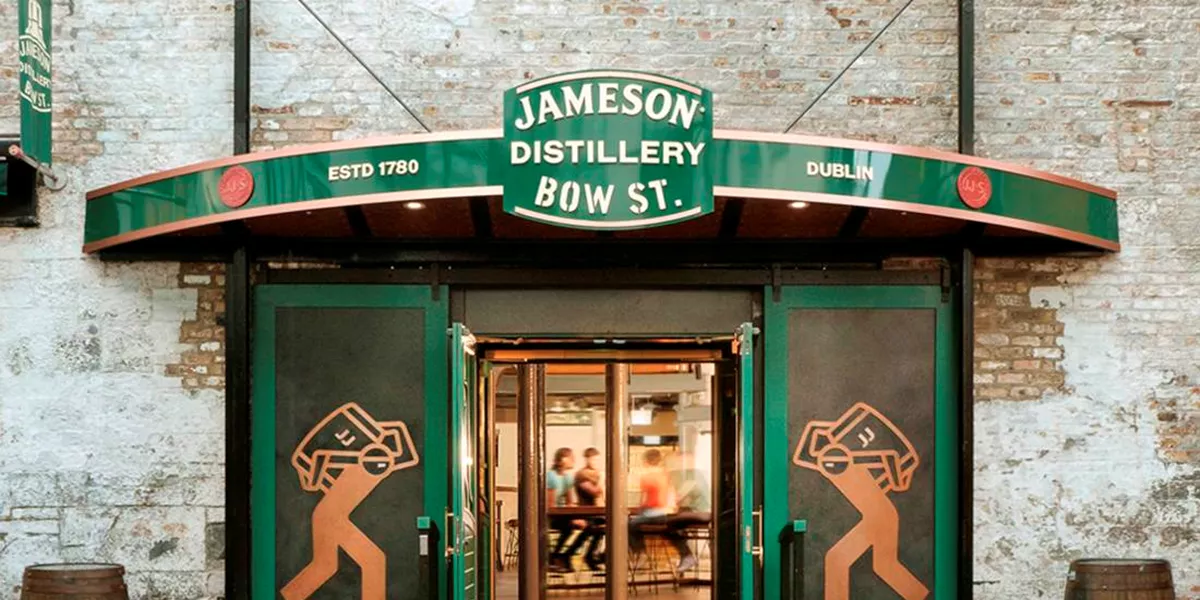 The entrance to Jameson's distillerry bow street