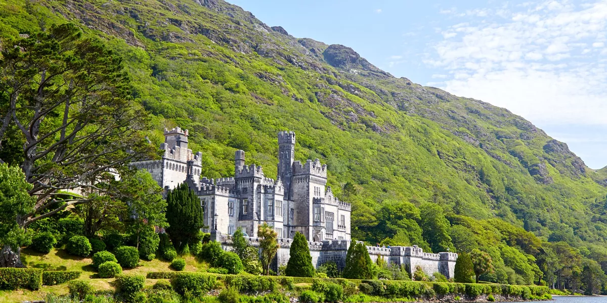 Kylemore Abbey In County Galway Ireland